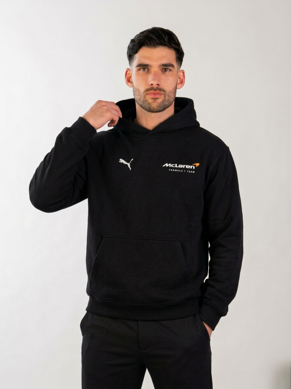 McLaren Hoodie – Black Minimal