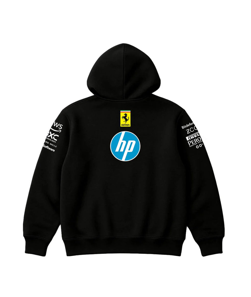 Ferrari Hoodie – Black Sponsor Edition