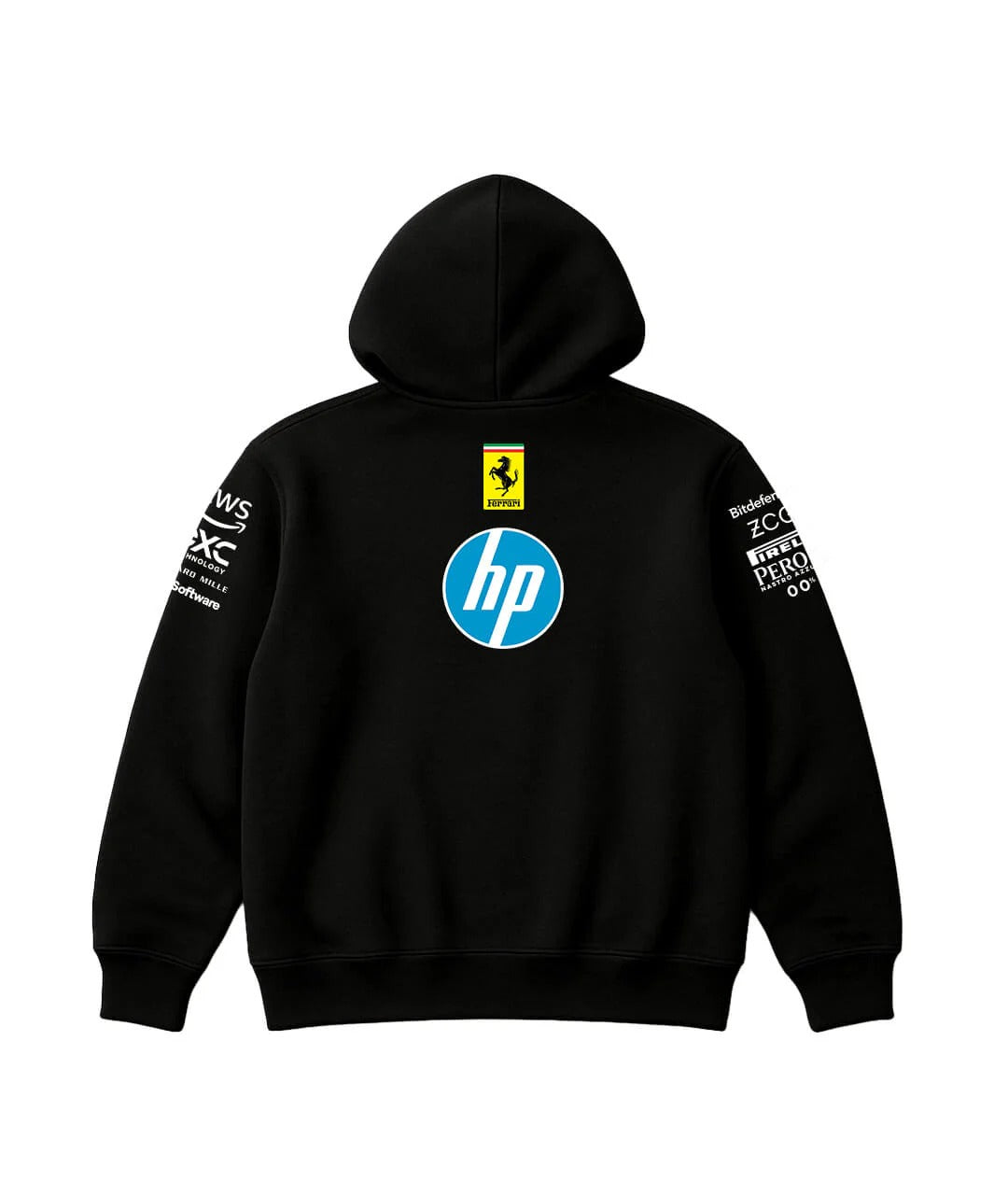 Ferrari Hoodie – Black Sponsor Edition